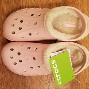 NWT'Pearl pink CROCS size 11